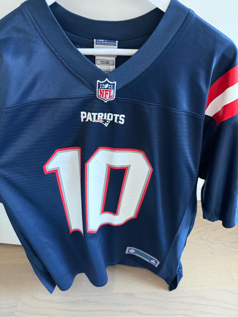 NFL Navy and White New England Patriots #10 Jersey